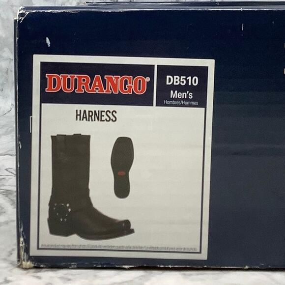 Durango Black Leather Men's Boots - Picture 12 of 12